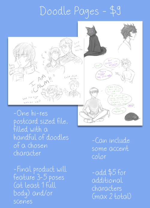 Commissions are open! If any of the above interest you, please read the FAQ then fill out this form 