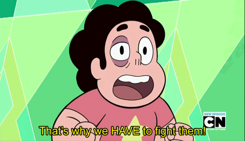 succ-my-pengis: nonbinaryzoit: throw back to when  Bring this steven back, this steven would punch a nazi in the face instead of hug one 