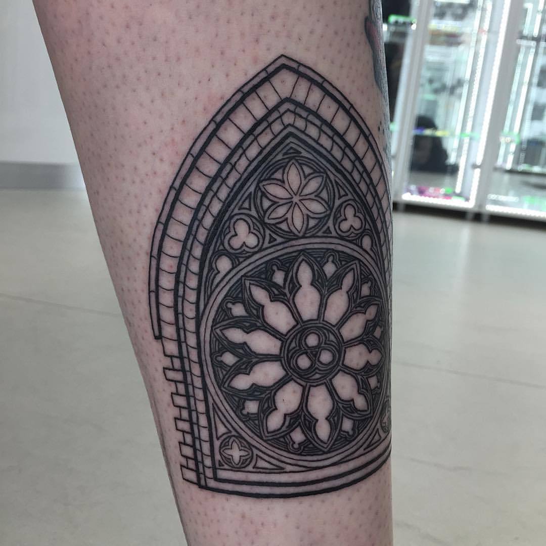 Gothic Tattoos that Take after Medieval Art and Architecture  Tattoodo