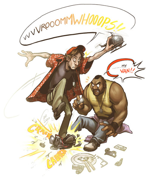 More A-Team foolishness.The variations of Murdock and B.A. 2010