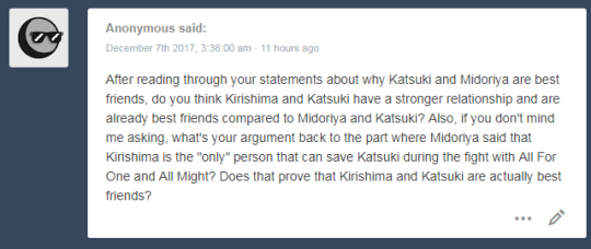 kiraelric: After reading through the manga I can easily say no.  Izuku and Katsuki’s relationship is far stronger, due to both experiences together and time. Izuku and Katsuki haven’t just know each other for over a decade but they also grew up together,