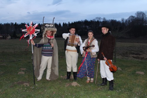 lamus-dworski:Kolędnicy in Poland. Remnants of the old tradition of kolędowanie (see: Koli