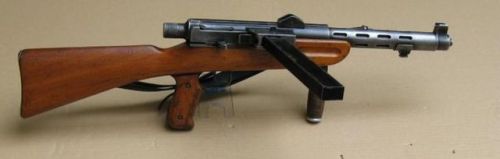 Swiss Waffenfabrik MP41/44 submachine gun.