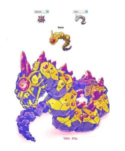meraknight:  Don’t you just love it when people turn fused pokemon sprites into works of art? I know I do.