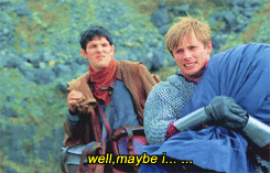 pantieschester:onceandfutureromance:“are you still there,merlin?”#puts wife down to see 