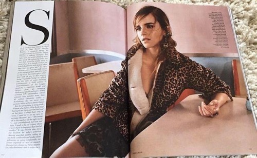 OMGG I’m literally crying! How beautiful! Emma Watson, a preview from British Vogue. Out 6th A