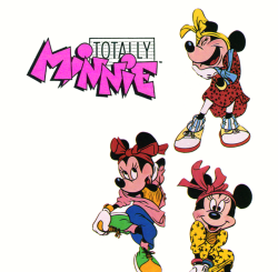 the-disney-elite: ‘Totally Minnie’ costume + character designs (1986)