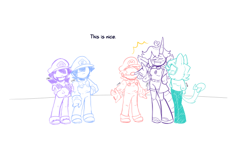 Huh Who're These Guys? They Aren't In The Mushroom Kingdom They Must Not Be Important