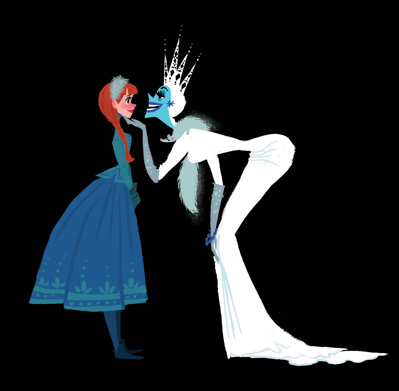animationandsoforth:  Early Elsa character designs by Claire Keane 