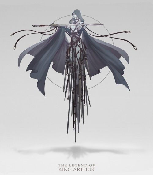 anafigreen:My submission to The Legend of King Arthur Artstation challenge I did during last three w