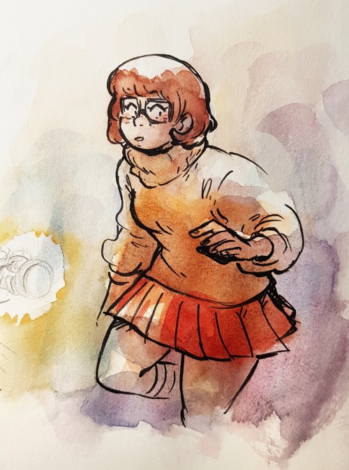 Scooby doo lesbians! My Patrons requested Velma (+ Daphne).(check out my patre0n for more of my wo