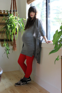 maternityleggings:  Red Maternity Leggings by Preggo Leggings 