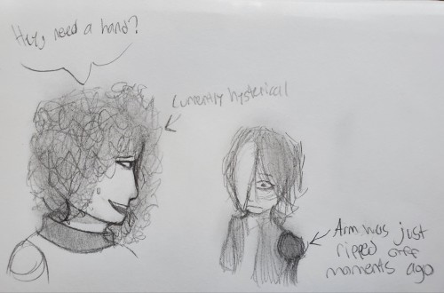 More Art With Another Character (Her Name Is Quinn Btw And The One With The Streak Is Jason)