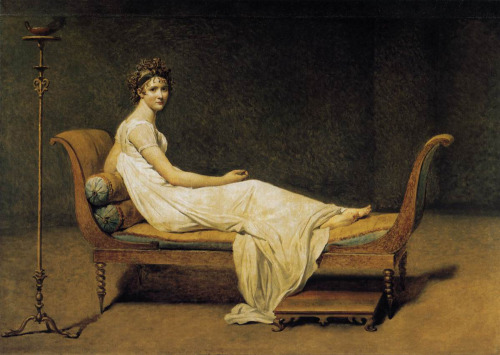 Jacques-Louis David (1748 – 1825)portrait of madame recamier