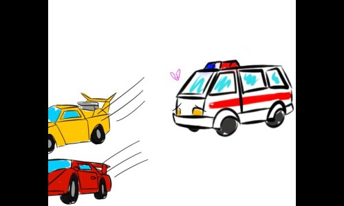 Horny ambulance on a mission