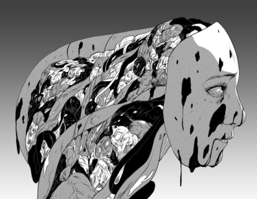 artdepo: dark rough art of Maria Nguyen