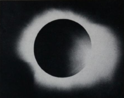 nemfrog:Third-contact diamond ring of the eclipse of July 10, 1972 shot at Indian Harbour, Nova Scotia. Sky and telescope. Sept. 1972. 