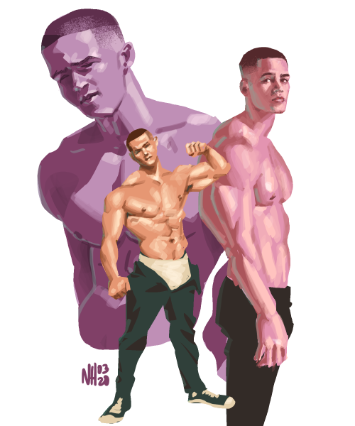 Jordan Torres &hellip; digital paintingsstudies / fan-art. dis dude is so hot. likenesses are di