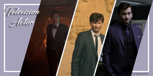 mizgnomer:The many occupations of David Tennant   (or David and his many “side hustles)