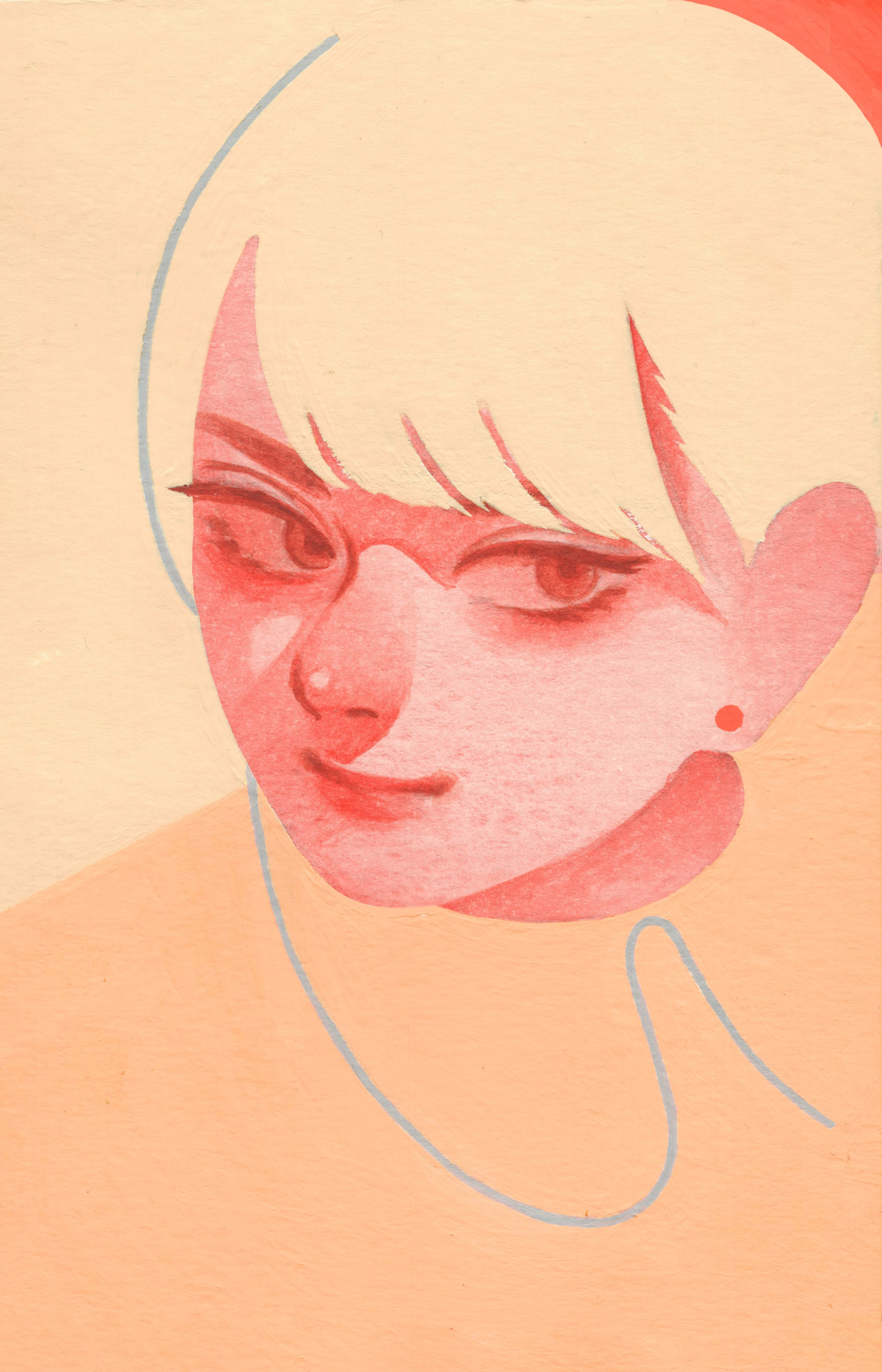 aka-outwork:  Drawing 『 MEGALOMANIA 』 2018.04.05  MOLESKINE acryl gouache, watercolor