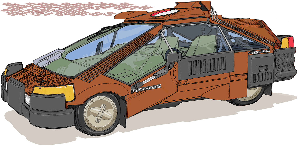 rocketumbl:  Blade Runner    Deckard’s Sedan   1608 