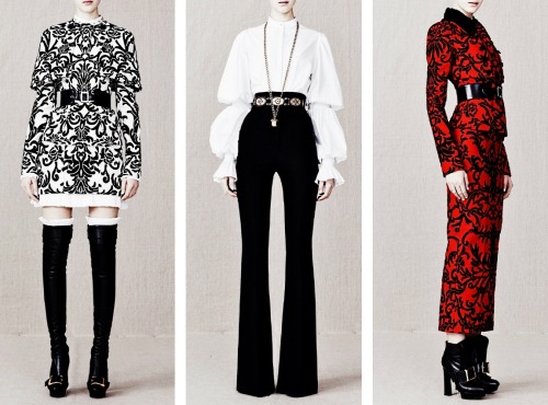 themiseducationofb:  People will stare. Make it worth their while → Alexander McQueen | Pre-Fall ‘13 