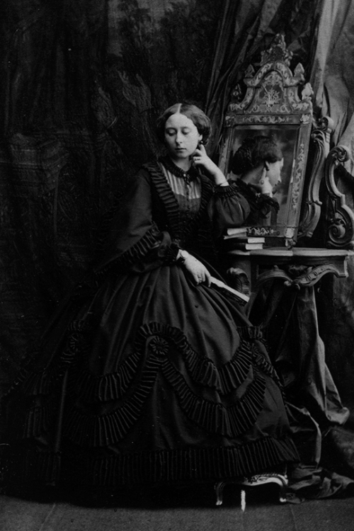 mimicofmodes: teatimeatwinterpalace: Princess Alice, 1861. (x) Princess Alice, wearing the hell out 