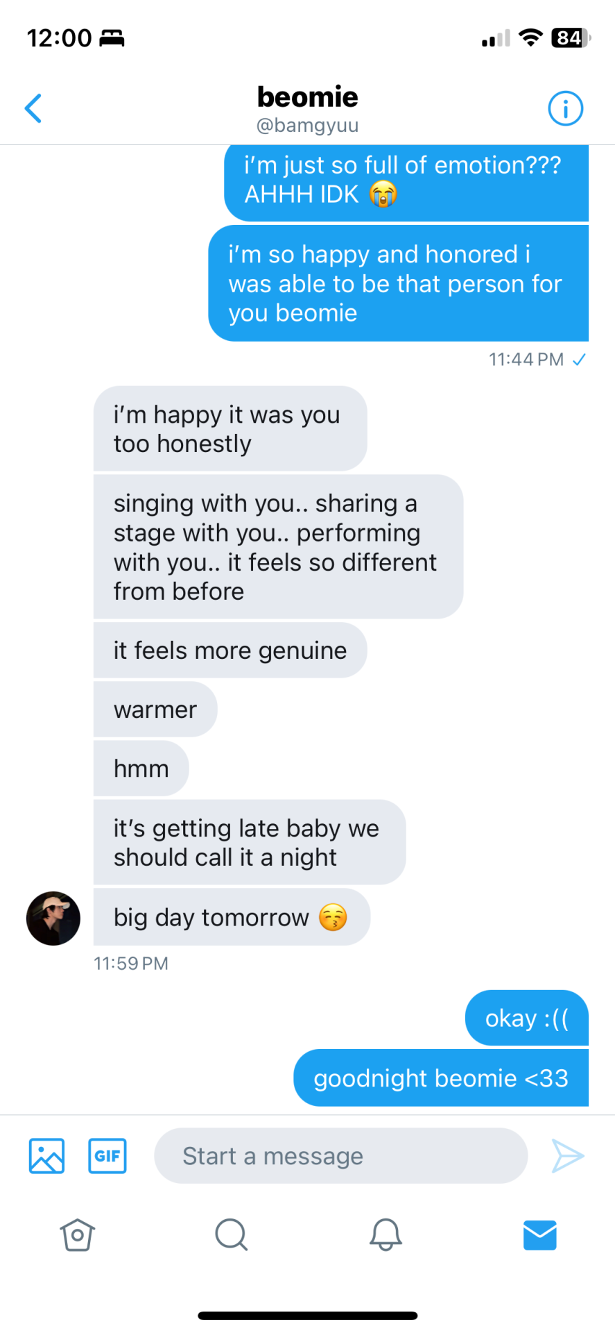 61. Because Of You