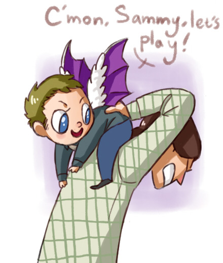 mapalap:  huntersathogwarts:  I hardly ever reblog fan art but this take on the Angels