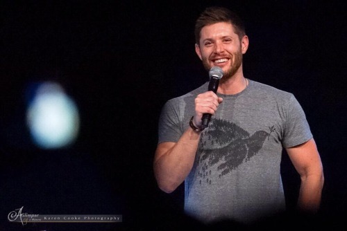 heartdoc112:JENSEN WIPES HIS MOUTH WITH HIS SHIRT AND THEN REALIZES HE JUST FLASHED THE ENTIRE AUDIE