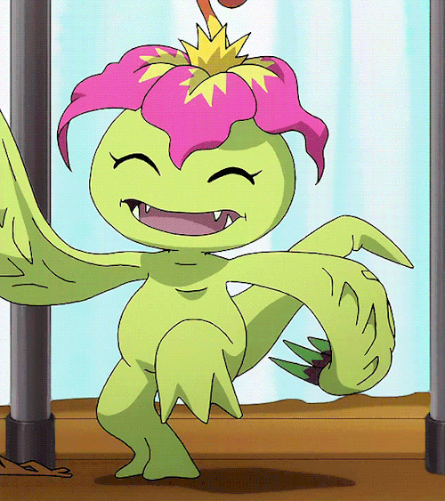 Dinosaur King DIGIMON AU D Team Max And WezenGammamon Zoe Has A Palmon
