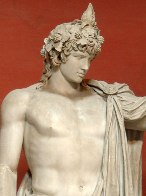 ratatoskryggdrasil: statue of Antinous as Dionysos—Osiris. Marble. 130s CE.