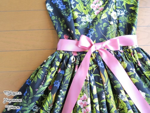 NEW handmade dress n____nits very basic because I am not feeling strong enough to make a big detaile