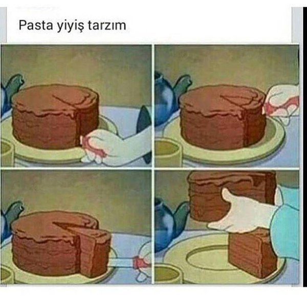 Pasta yiyiş tarzım