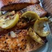 agoldthatactuallystays:Feeding people is my love language. Pan-seared scallops- salmon,