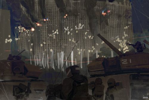 Concept art by Mikhail Borulko.More robots here.