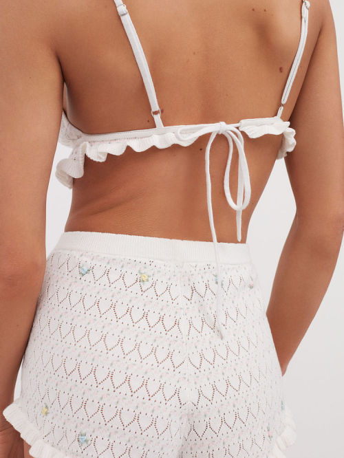 modelmylove:Victoria - VS For Love and Lemons - Charleston Bralette Top & Tap Short