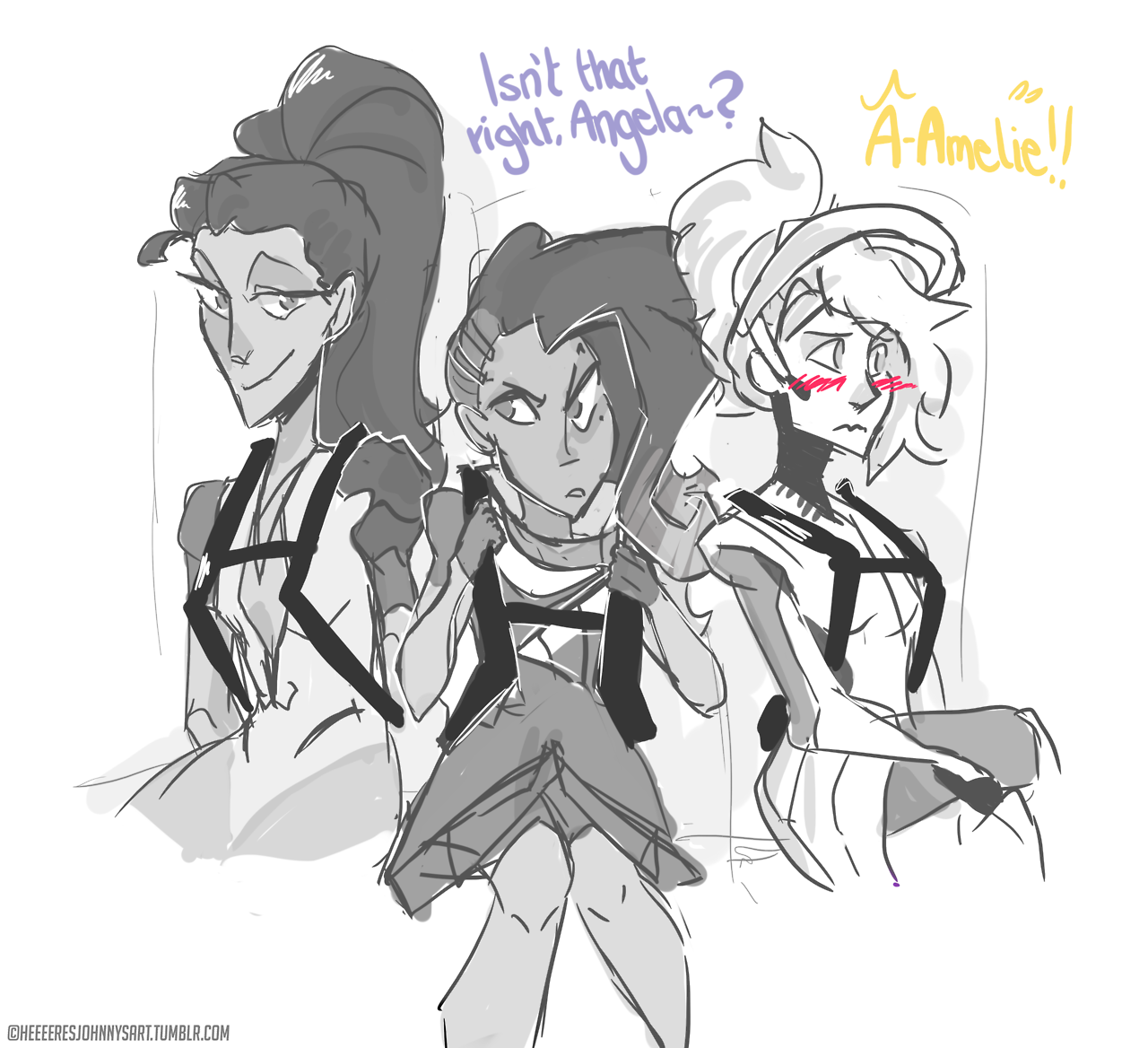 heeeeresjohnnysart:im so sorry i had it in my head, i had to draw it 