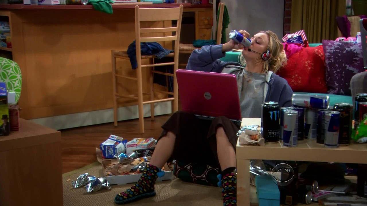 Favourite Kaley Cuoco scenario: she is has just been playing that online game for