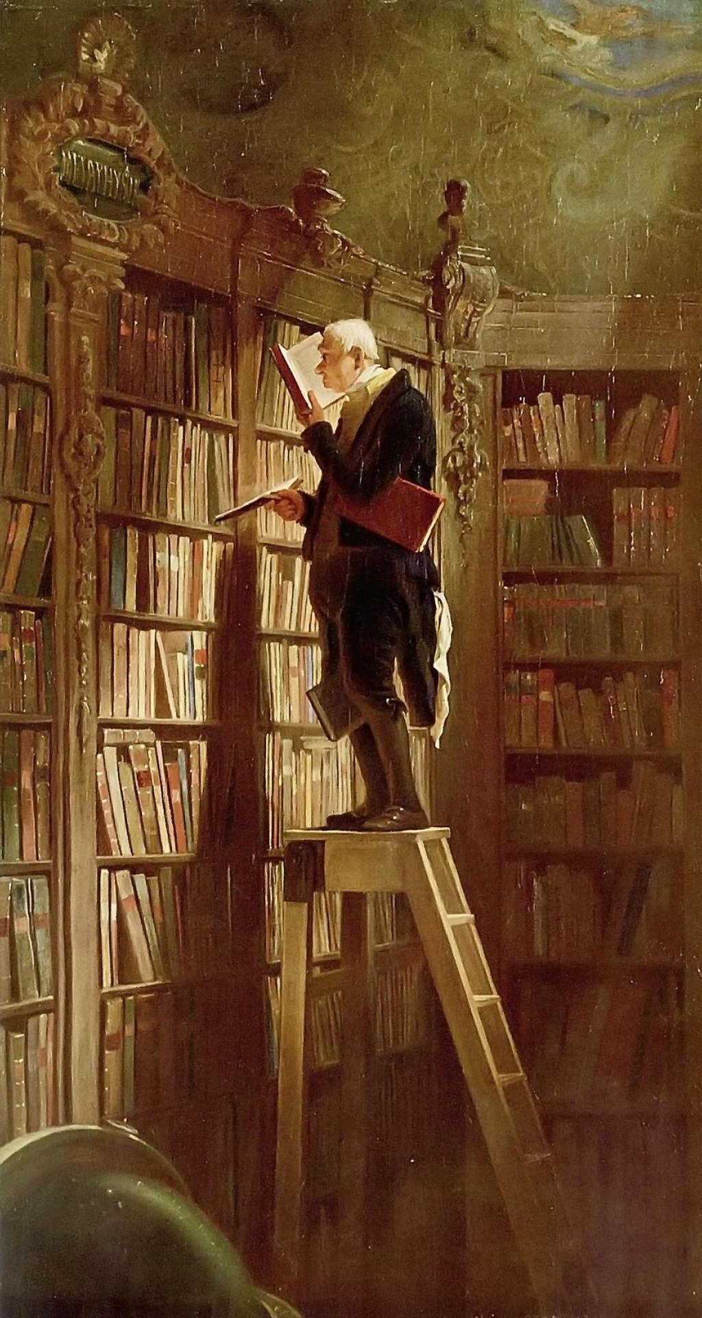 Carl Spitzweg - The Bookworm (1850)