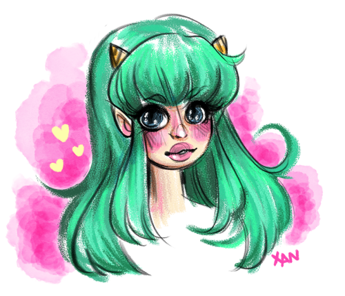 ♡ ♡ ♡ darling~! gave little lamu the same treatment. getting used to using these brushes. 