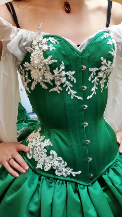 Green Custom CorsetCome visit us on Etsy!  We do payment plans!