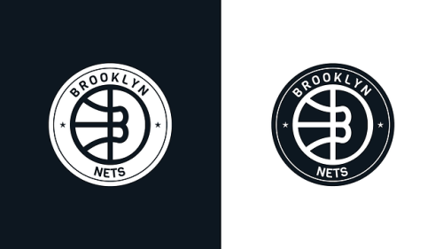  Redesign du logo de l'équipe NBA des Brooklyn Nets réalisé par Damien. // Redesign of the Brooklyn 