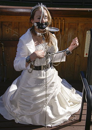 feistycuckquean:  My newest obsession. Bound brides. Showing who they belong to, who they are forever bound to.