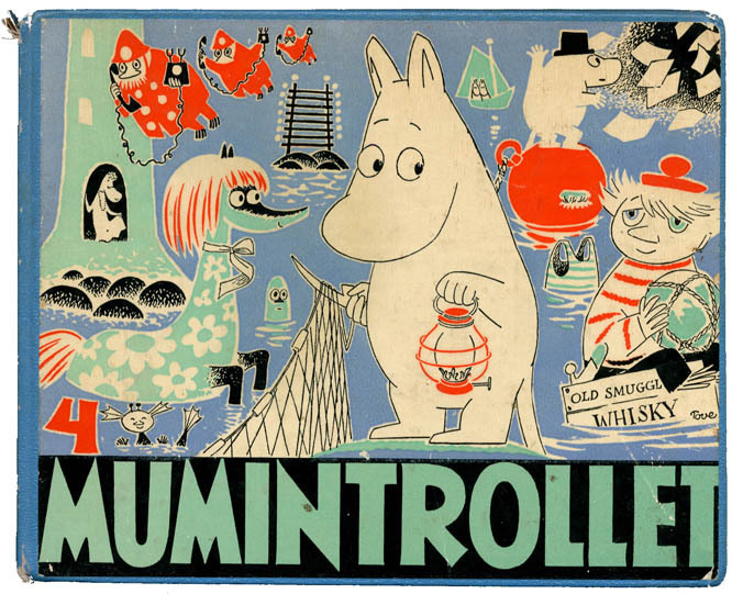 design-is-fine:  Tove Jansson, picture book series Mumintrollet, Moomin trolls, 4/1958-21/1974.