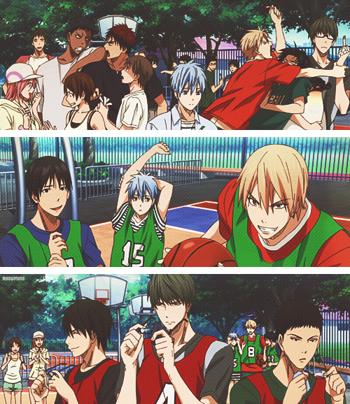 ryouzen-deactivated20150516:  Kuroko no Basket ending sequence ↳ ep. 14 → 24 