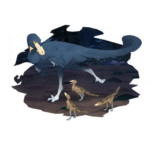 Troodon & hatchlings