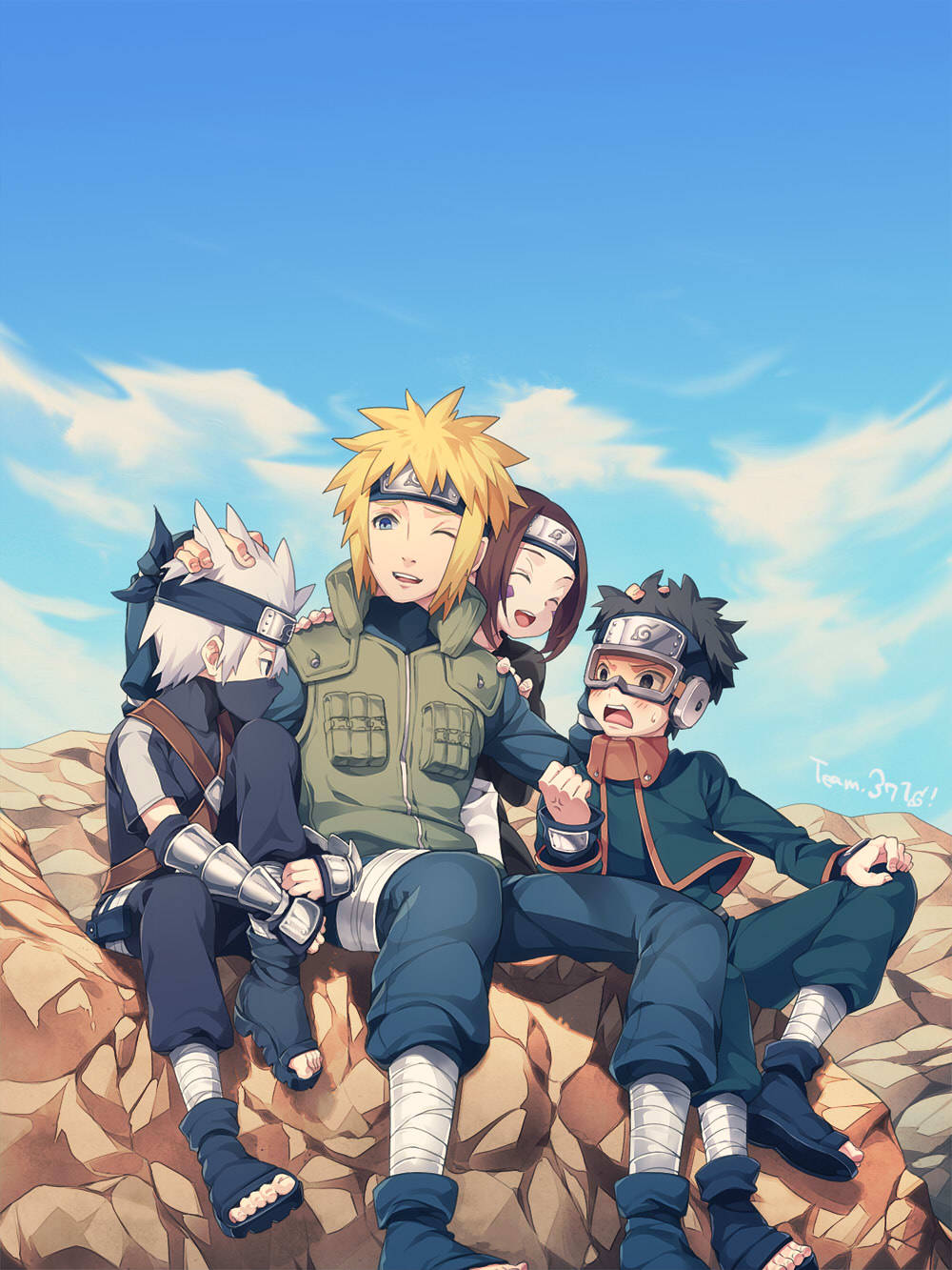 treburg:  Team.3710(Minato) これは線だけ描いて別の場所に放置してたのですが、せっかくなので色塗りしてみました。ちょっとちびっこすぎた！しばらくは以前描いたのをちょいちょい手直ししてUPしてみます。