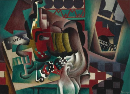 Still Life With Pumpkin and Bottle of Rum, 1917, Jean Metzinger