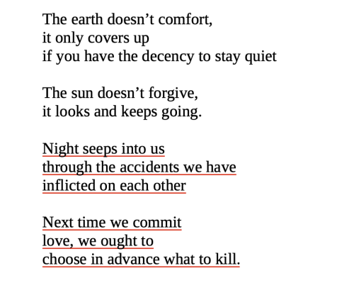 weltenwellen:Margaret Atwood, from “Their Attitudes Differ”, Selected Poems: 1965-1975